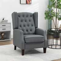 Accent Chair 26.4" W x 33.1" D x 39" H Grey
