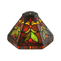 Meyda Lighting 5" H Glass Bell Lamp Shade in Brown
