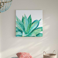 Dakota Fields 'Aloe Plant' Watercolor Painting Print on Canvas