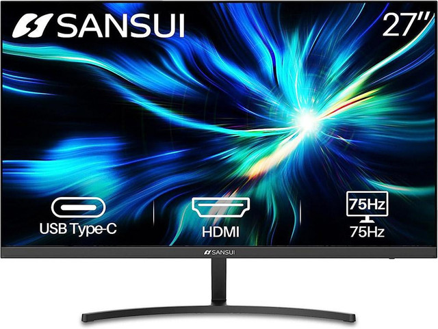 Sansui® ES-27F1 27 FHD Thin Bezel Monitor in Monitors