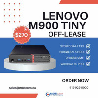 Unbeatable Deals: Refurbished Lenovo M900 Tiny Off-Lease for Sale!
