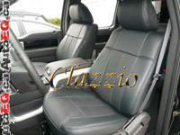 Clazzio Synthetic Leather Seat Covers (Front + Rear Rows) | 2015-2023 Ford F150