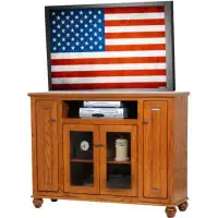 Alcott Hill Spoffo Solid Wood TV Stand for TVs up to 60"