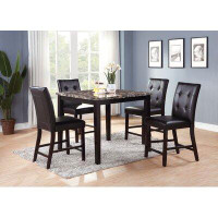 A&J Homes Studio Ronald 5 Piece Counter Height Dining Set