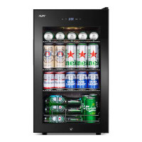 TAZPI TAZPI 101 Cans (12 oz.) 2.3 Cubic Feet Freestanding Beverage Refrigerator and with Glass Door
