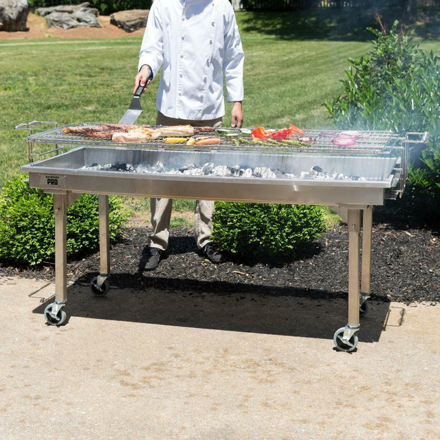 72 Heavy duty stainless steel Charcoal Grill - subsidized shipping - BRAND NEW in Other Business & Industrial