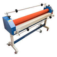 .63in Electric Manual Cold Laminator Automatic Wide Format Vinyl Photo Film Roll 1in  Thickness 122125