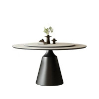 Corrigan Studio Simple rock plate dining table combination