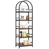 17 Stories Owensby Steel Etagere Bookcase