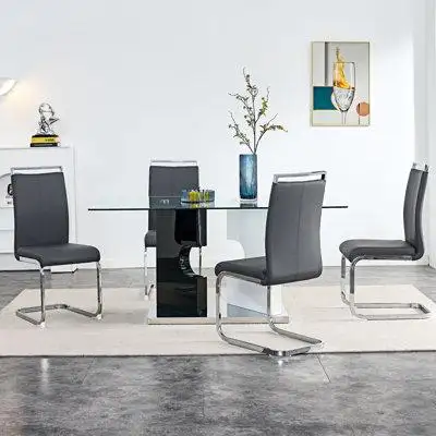 Wrought Studio Modern Dining Table for Kitchen Dining Meeting Room