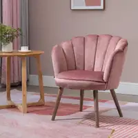 Club Chair 26" W x 26" D x 30.9" H Pink
