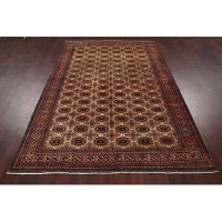 Rugsource One-of-a-Kind Hand-Knotted 1970s Anatolian Ivory 4'9'' x 7'3" Wool Area Rug