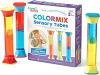COLOURMIX SENSORY TUBES PACK OF 3 - Watch the colours inside these tubes blend and separate! Only $19.95 per set!