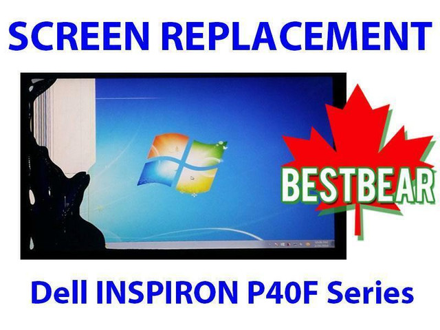 Screen Replacement for Dell INSPIRON P40F Series Laptop in System Components in Toronto (GTA)