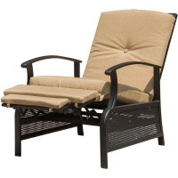 Red Barrel Studio Davyn Recliner Patio Chair with Cushions