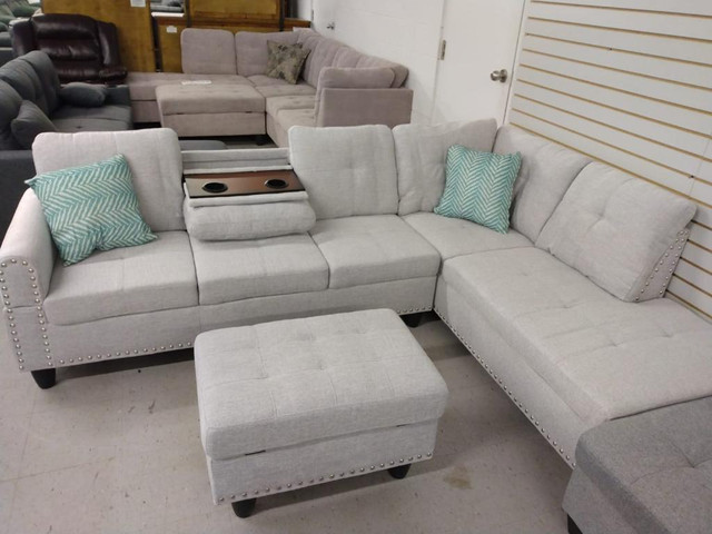 Brand new arrivals for Living room in your home sectional couches, sofas, couch sets &amp; more from $699 in Couches & Futons in Chatham-Kent - Image 3
