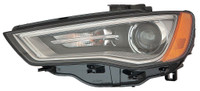 2015-2016 Audi A3 Headlight Driver Side Xenon With Out Adaptive Lighting - Au2502191