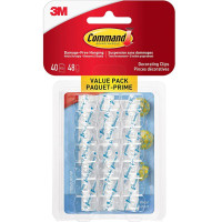 COMMAND 40PK DECORATING CLIPS 17026CLRC-VP 555078955