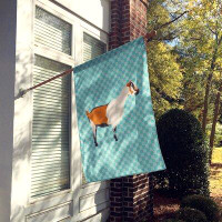 Caroline's Treasures Alpine Goat Check 2-Sided Polyester 40 x 28 in. House Flag