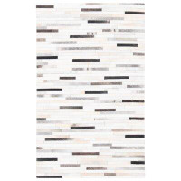 Union Rustic Sechrist Abstract Handwoven Ivory/Grey Area Rug