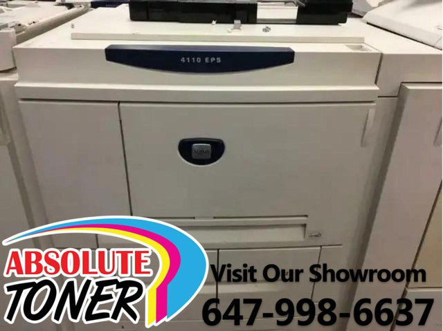 Xerox 4110 EPS Enterprise Printing System High Volume black and white Production Printer with Finisher 110PPM in Other Business & Industrial in Ontario - Image 2