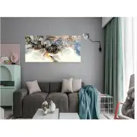 Orren Ellis Abstract Canvas Wall Art Home Decoration for Living Room Bedroom 40x80 cm