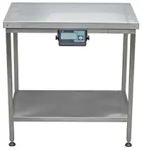 NEW STAINLESS STEEL SCALE & EXAMINATION VET TABLE 1127843