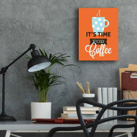 Trinx «Coffee Time Orange» par - Impression sans cadre