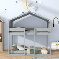 Harper Orchard Erwica Twin over Twin Standard Bunk Bed by Harper Orchard
