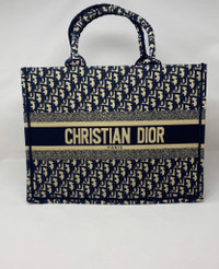 Christian Dior Book Tote Woman Large Bag Dior Beach Bag Large Purse Hobo Bag