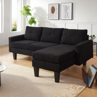 Ebern Designs 80.3" Upholstered Sectional Couch