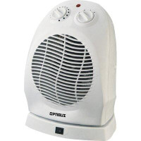 Optimus 1,500 Watt Portable Electric Fan Compact Heater with Thermostat