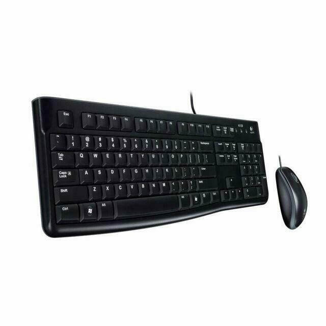 Logitech MK120 Desktop Keyboard and Mouse Combo Black,English in Printers, Scanners & Fax