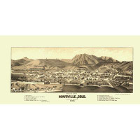 Trinx Maysville Colorado - Beck 1882 Poster Print By Beck Beck (36 X 16) # COMA0001
