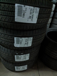 P225/55R17  225/55/17   YOKOHAMA AVID GT  ( all season summer tires ) TAG # 17051