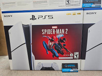 Sony PlayStation 5 - Slim Disk Edition With Spider-Man 2 game