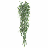 Sand & Stable™ 32" Artificial Green Hanging Mini Leaf Eucalyptus Bush