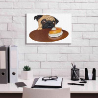 Trinx Trinx 'Pug With Pie' By Danny Gordon Art