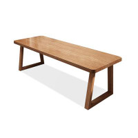 Lilac Garden Tools 78.74" Brown Rectangular Solid Wood desks