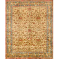 Isabelline One-of-a-Kind 8' X 9'9" Area Rug in Gold/Green