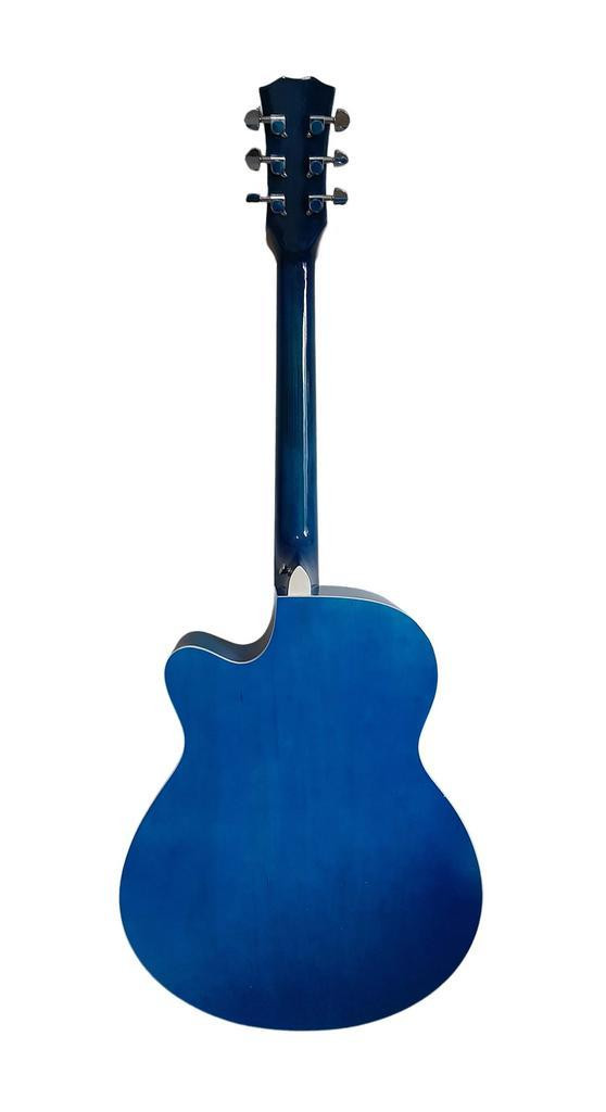 Acoustic Guitar for Beginners Adults Students 40-inch Full-size Blue SPS378PG in Guitars - Image 4