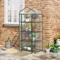 Lean to Greenhouse 27.5"x19.75"x63" Clear