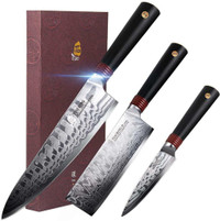 TUO Cutlery: Knife Sets, Chefs Knives All Sizes With Ergonomic Handles Damascus, Japanese and German Steel Series