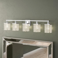 Willa Arlo™ Interiors Rauscher 5 - Light Dimmable Vanity Light