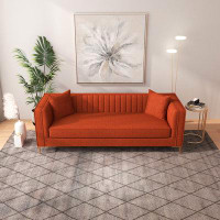 Willa Arlo™ Interiors Susann Mid Century Modern Luxury French Boucle Couch