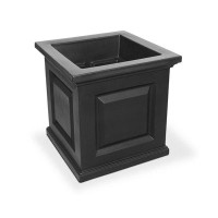 Mayne Inc. Nantucket Square Resin Planter Box with Water Reservoir