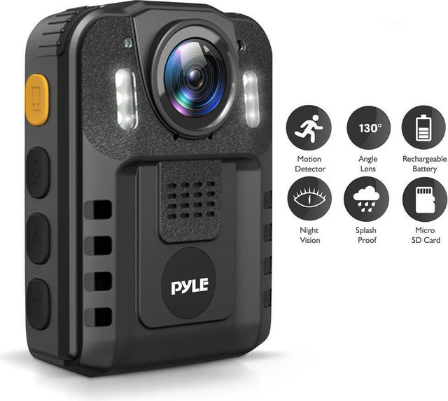 Pyle® PPBCM6 Compact and Portable HD Police Body Camera in Cameras & Camcorders - Image 2