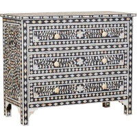 Bungalow Rose Traditional 3 Drawer Accent Chest