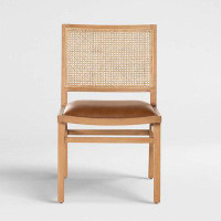 Hokku Designs Cane Leather Chair