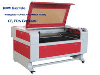 100W 1200*900mm CO2 USB Laser Engraving Cutter Machine with Stand Laser Tube 130069